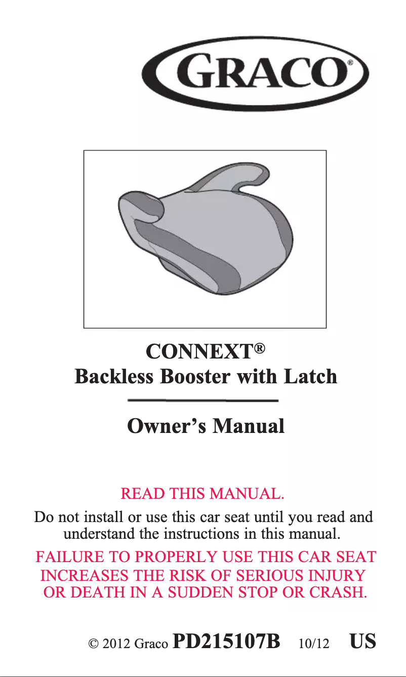 Page 1 de la notice Manuel utilisateur Graco Connext