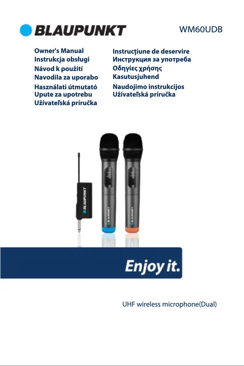 Page n°1 - Manuel utilisateur Blaupunkt WM60UDB