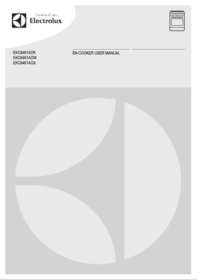 Page 1 de la notice Manuel utilisateur Electrolux EKC6461AOK