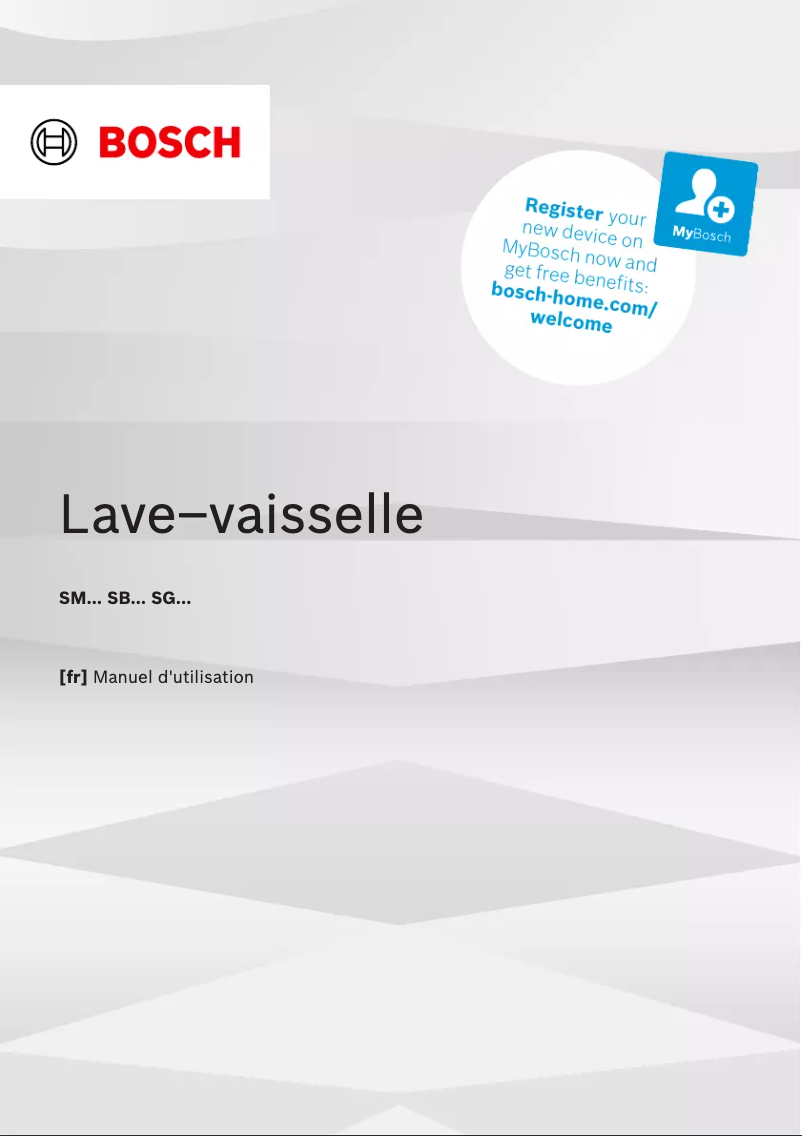 Image de la première page du manuel de l'appareil SGV50D10EU