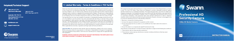 Página 1 del manual Manual de usuario Swann PRO-T853