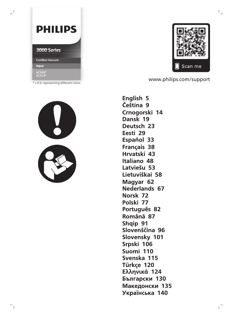 Page n°1 - Manuel utilisateur Philips 3000 Series XC3133
