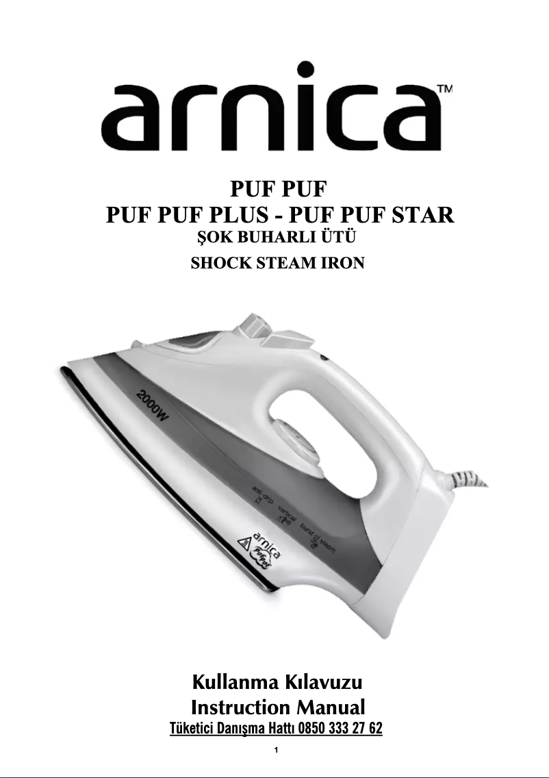 Page 1 de la notice Manuel utilisateur Arnica UT61026