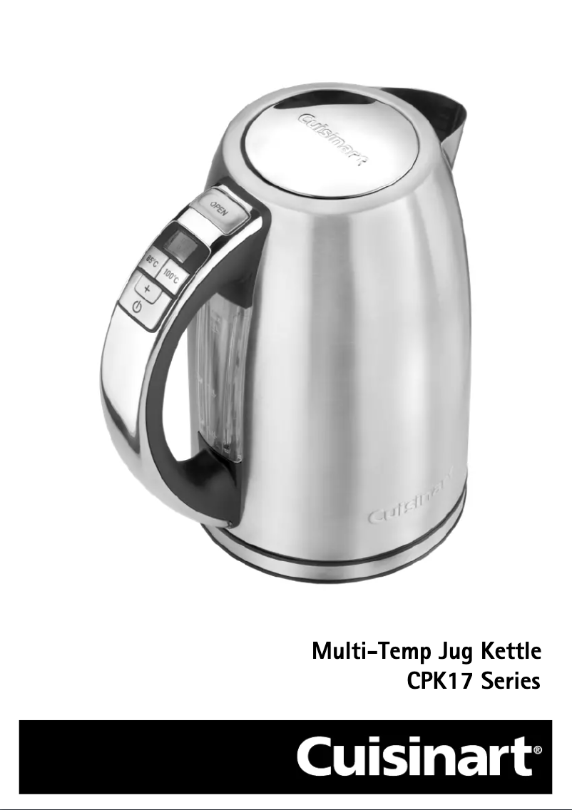 Image de la première page du manuel de l'appareil CPK17SU