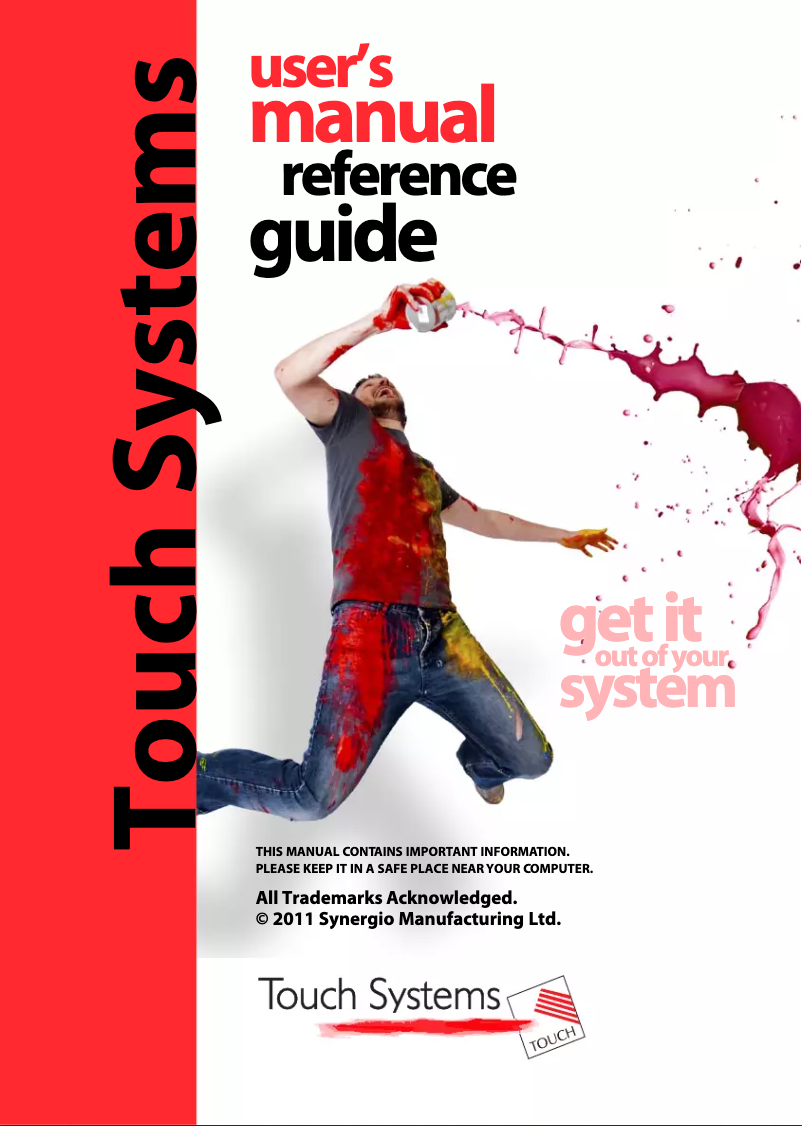 Image de la première page du manuel de l'appareil Corporate Touch B61W7P-I2310