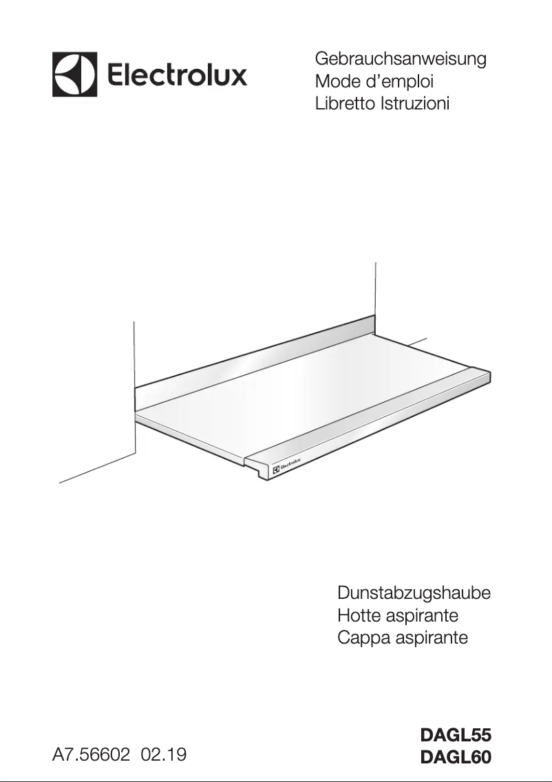 Page n°1 - Manuel utilisateur Electrolux DAGL5545BR