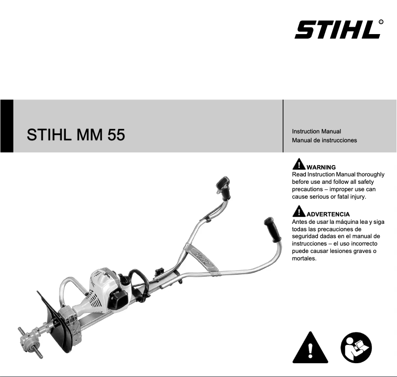 Page 1 de la notice Manuel utilisateur Stihl MM 55