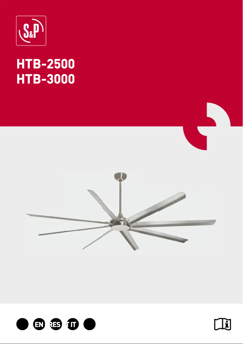 Imagen de la primera página del manual del dispositivo HTB-2500