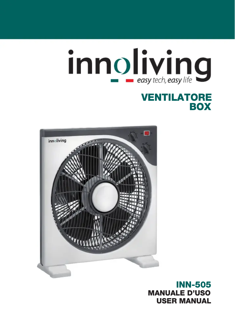 Page 1 de la notice Manuel utilisateur Innoliving INN-505