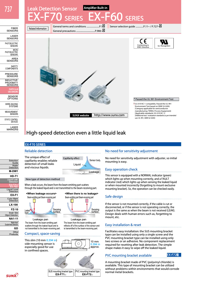 Page n°1 - Manuel utilisateur Panasonic EXF72PN