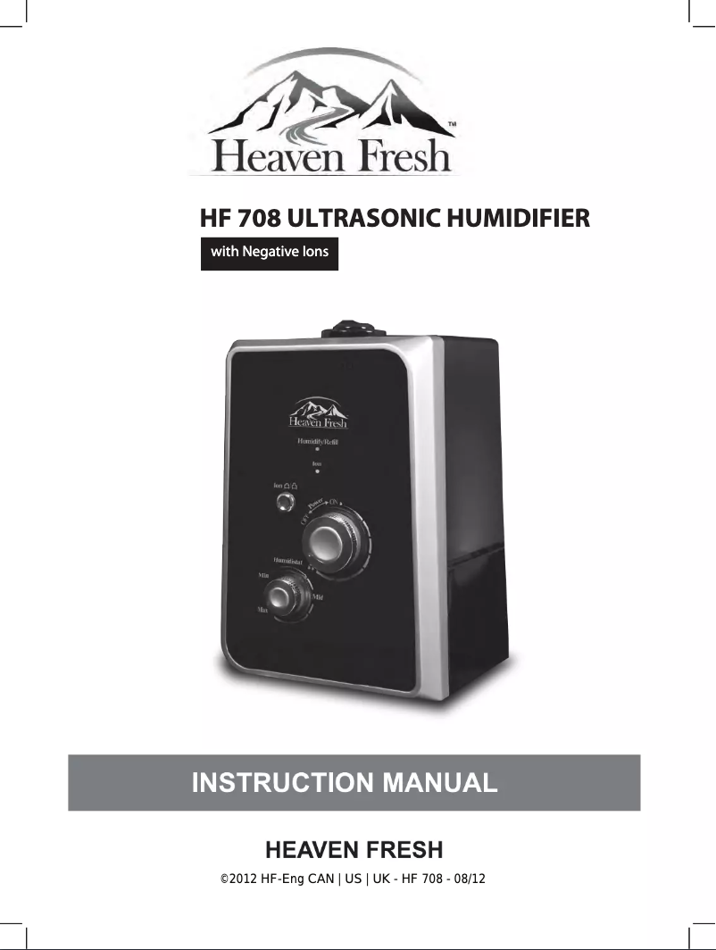 Page n°1 - Manuel utilisateur Heaven Fresh HF 708