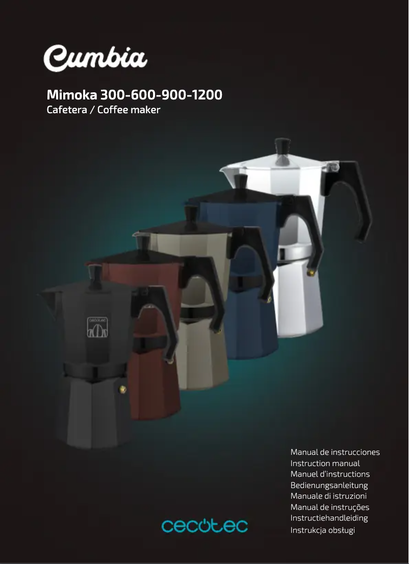 Page 1 of the manual User Manual Cecotec Mokclassic 300