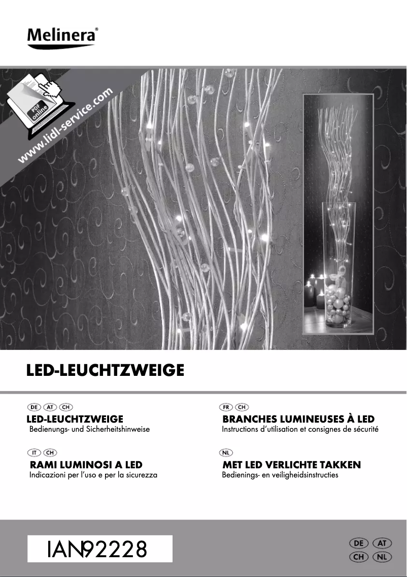 Image de la première page du manuel de l'appareil IAN 92228