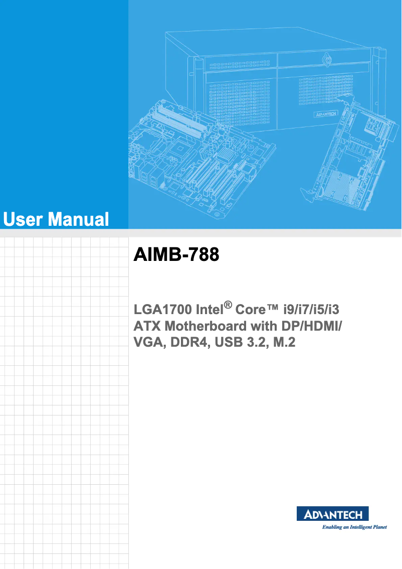 Page n°1 - Manuel utilisateur Advantech AIMB-788