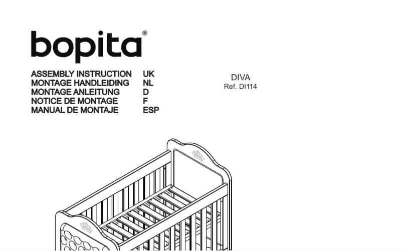 Page n°1 - Manuel utilisateur Bopita Diva