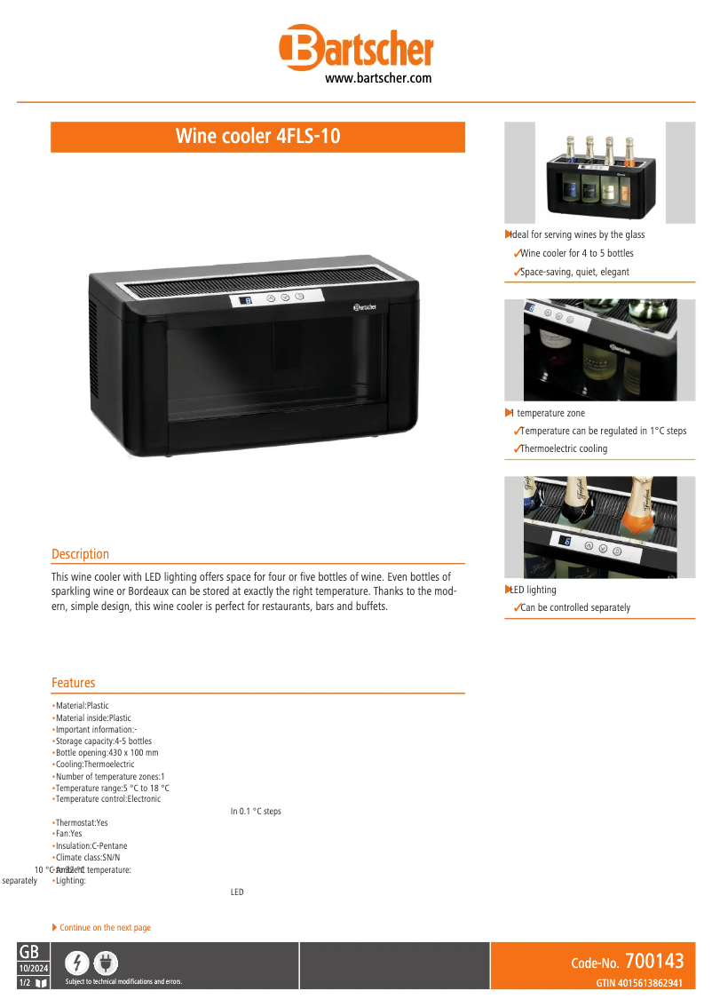 Image de la première page du manuel de l'appareil 4FLS-10