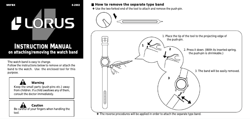 Página 1 del manual Manual de usuario Lorus NRFBX