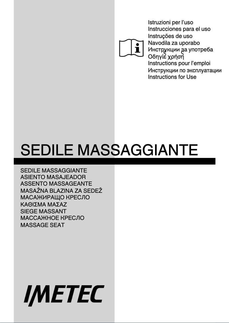 Page 1 de la notice Manuel utilisateur Imetec SENSUIJ SM2-200