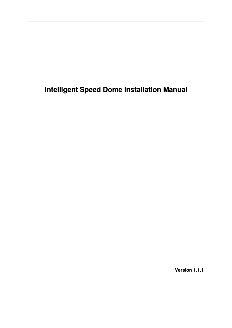Image de la première page du manuel de l'appareil Lite SD42212T-HN