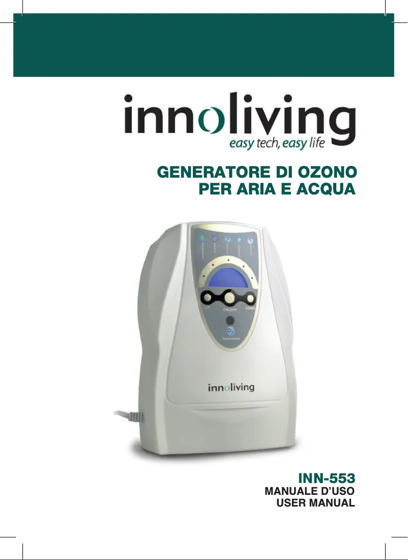 Page n°1 - Manuel utilisateur Innoliving INN-553