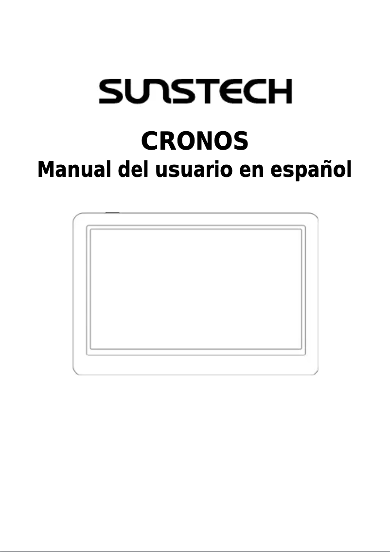Página 1 del manual Manual de usuario Sunstech Cronos