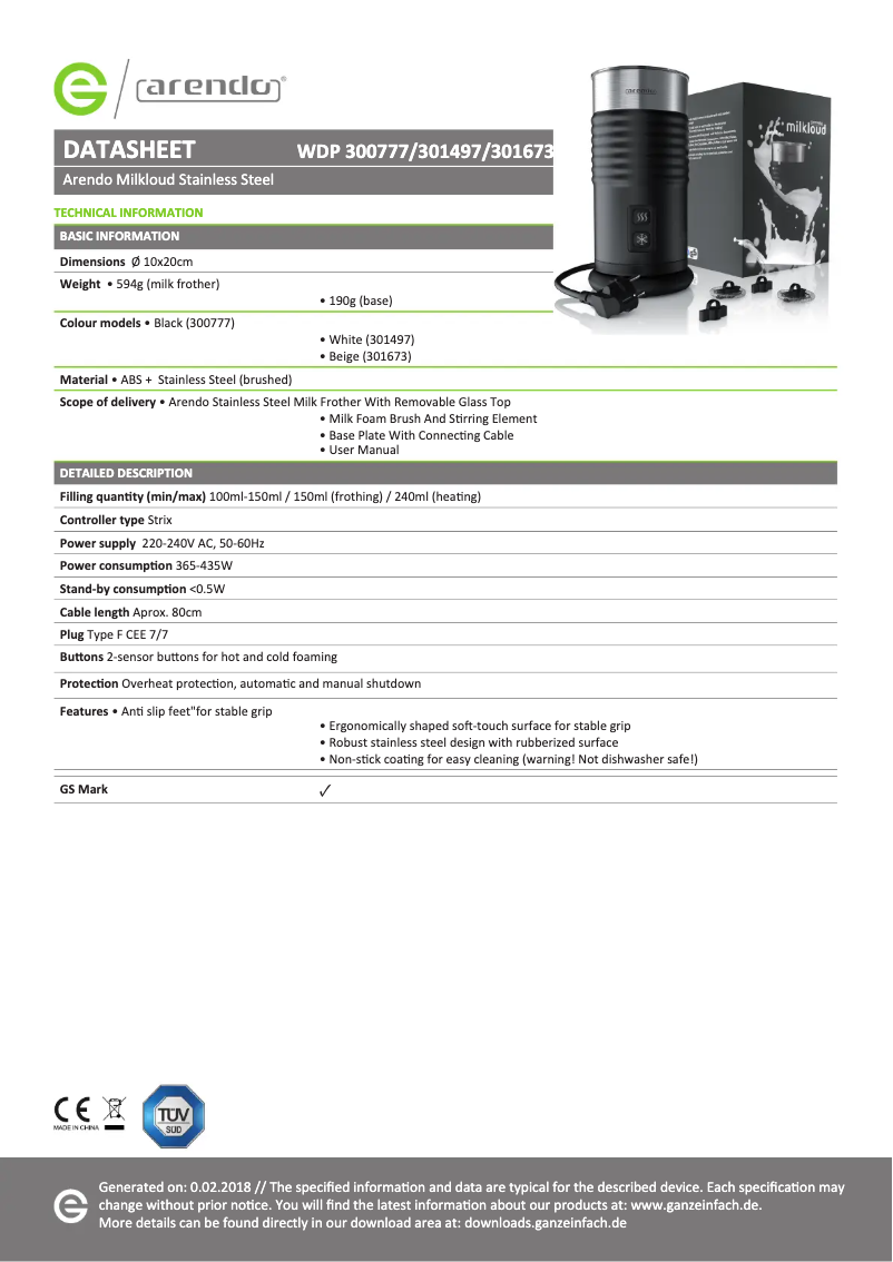 Image de la première page du manuel de l'appareil 304593