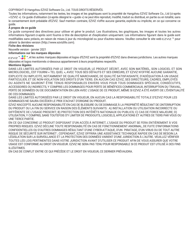 Image de la première page du manuel de l'appareil EB250A