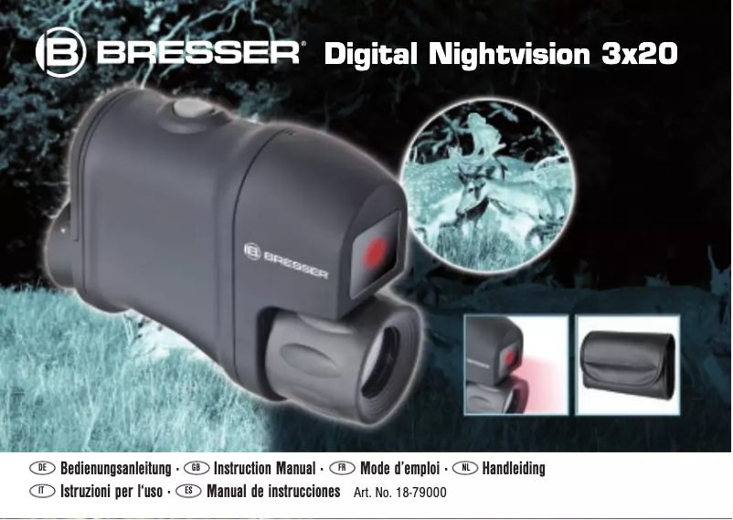 Page n°1 - Manuel utilisateur Bresser Digital Nightvision 3x20