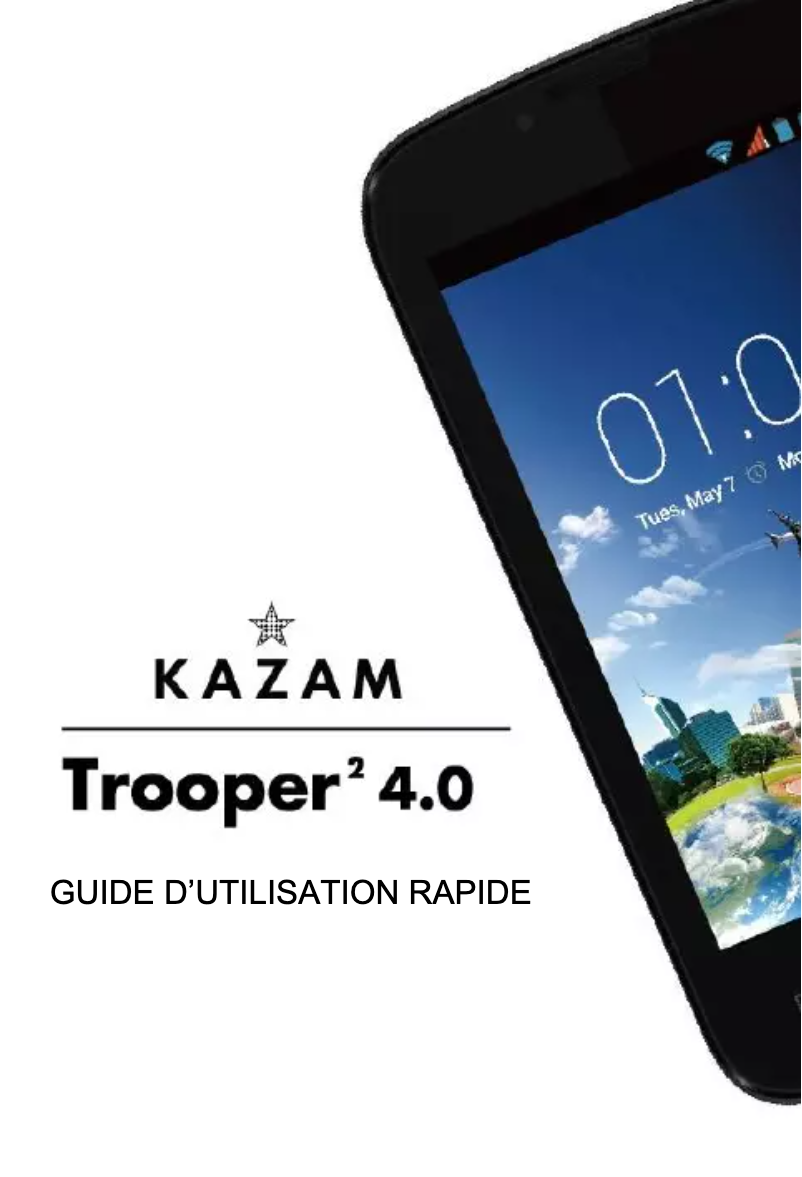 Page 1 de la notice Manuel utilisateur Kazam Trooper2 4.0