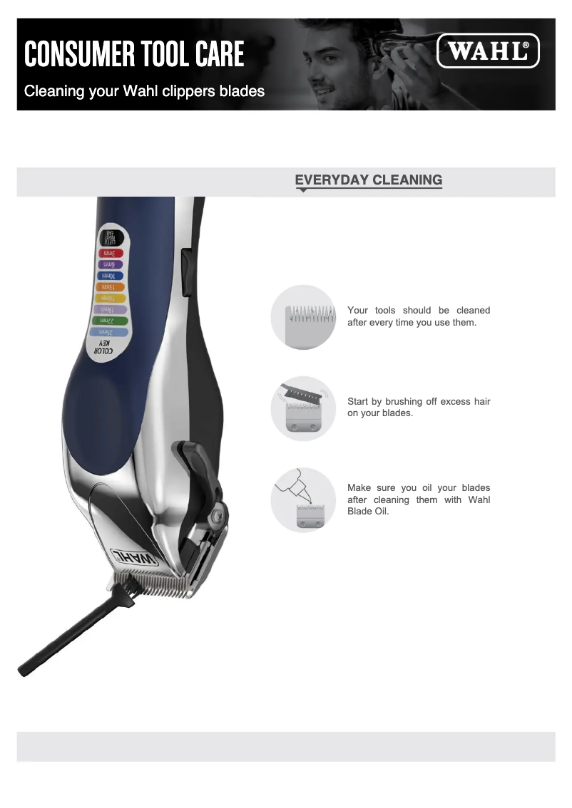 Page 1 de la notice Manuel utilisateur Wahl 9891