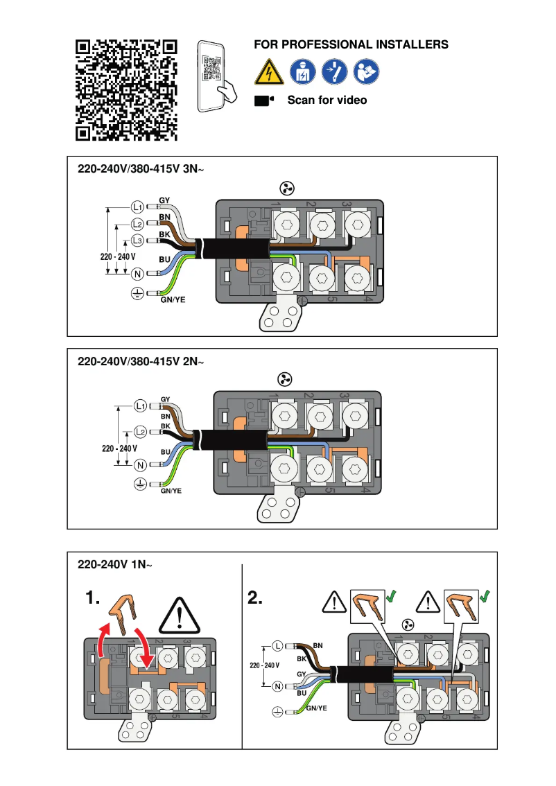 Page n°1 - Guide d'installation Neff V56NBS1L0