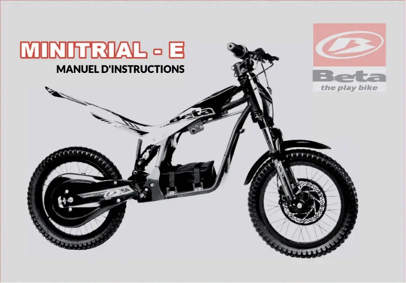 Página 1 del manual Manual de usuario Beta Minitrial E 20” (2017)