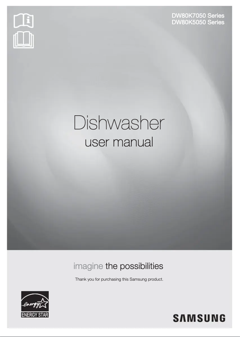 Page 1 de la notice Manuel utilisateur Samsung DW80K7050US StormWash