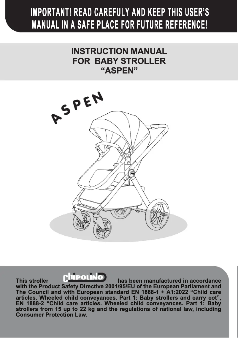 Image de la première page du manuel de l'appareil Aspen