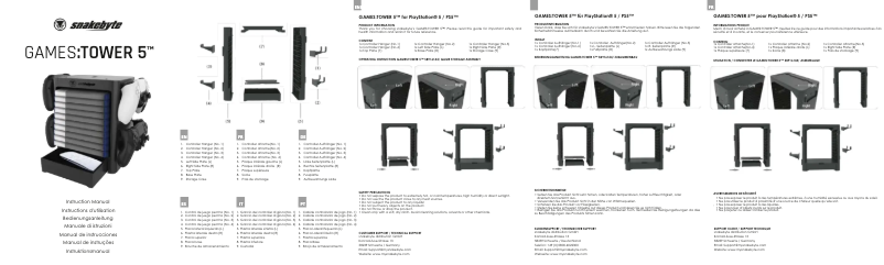 Page n°1 - Manuel utilisateur Snakebyte GAMES:TOWER 5