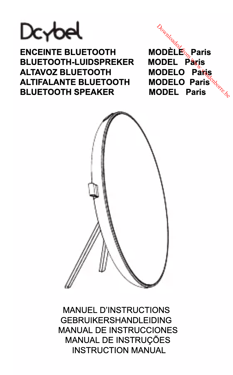 Page n°1 - Manuel utilisateur Dcybel Paris