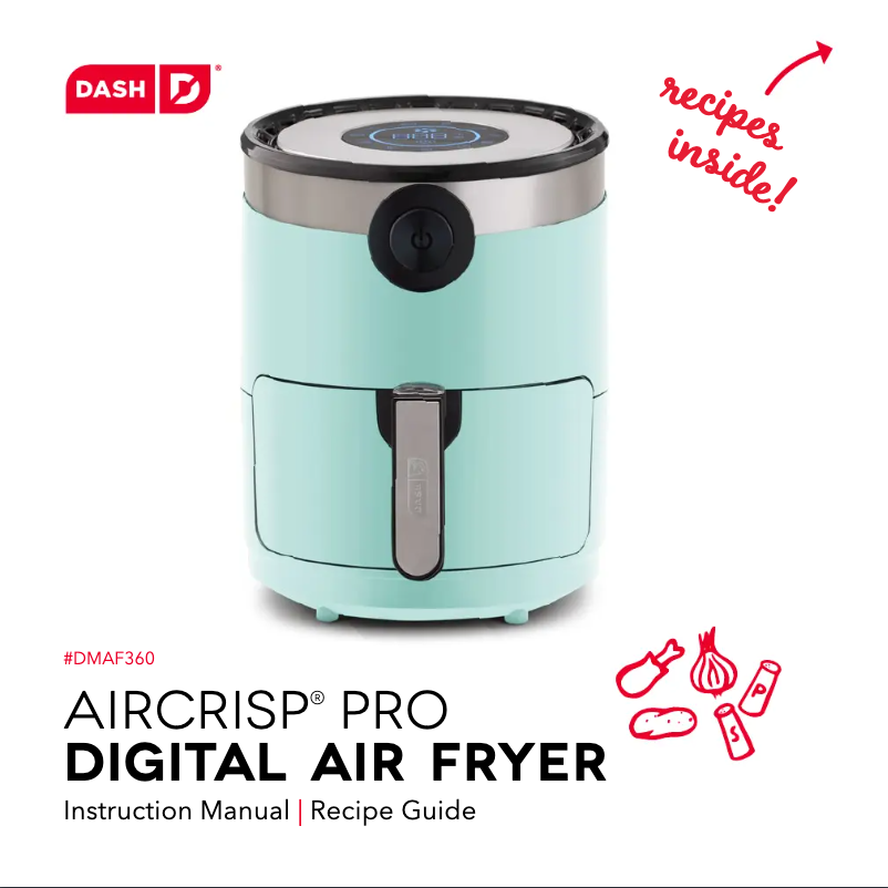 Página 1 del manual Manual de usuario Dash Aircrisp Pro Digital DMAF360GBAQ02