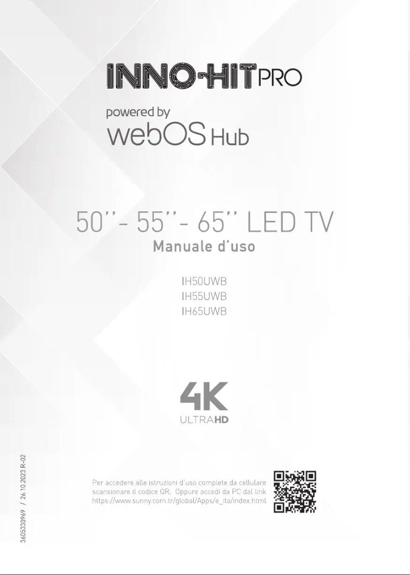 Página 1 del manual Manual de usuario Inno-Hit IH50UWB