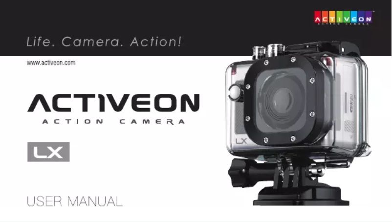 Page 1 de la notice Manuel utilisateur Activeon LX
