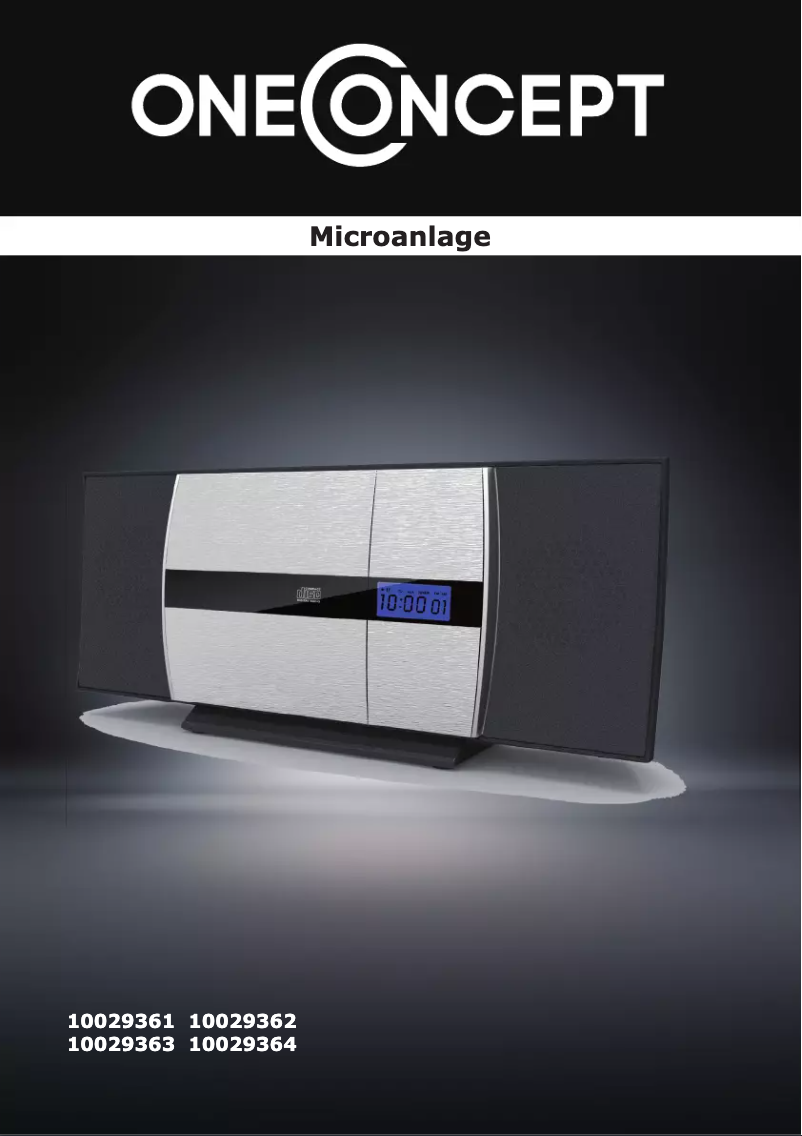 Página 1 del manual Manual de usuario OneConcept V 15BT 10029363