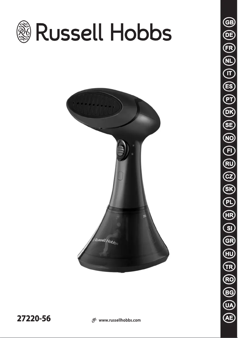 Page n°1 - Manuel utilisateur Russell Hobbs Steam Genie 27220-56