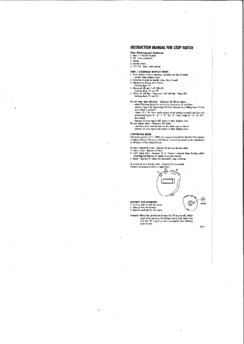 Image de la première page du manuel de l'appareil Z004