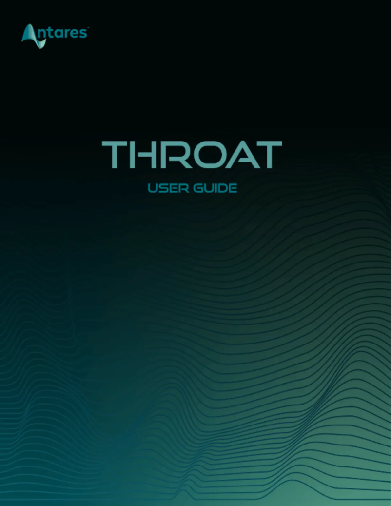 Imagen de la primera página del manual del dispositivo Throat