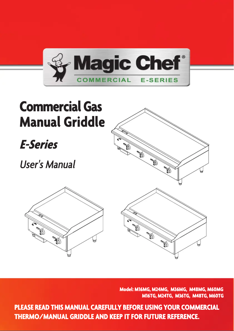 Image de la première page du manuel de l'appareil M24MG