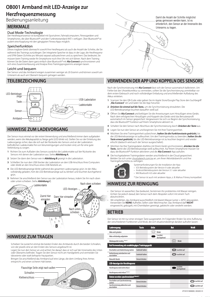 Image de la première page du manuel de l'appareil OB001