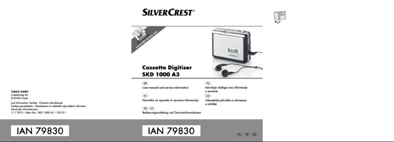 Page 1 de la notice Manuel utilisateur SilverCrest SKD 1000 A3