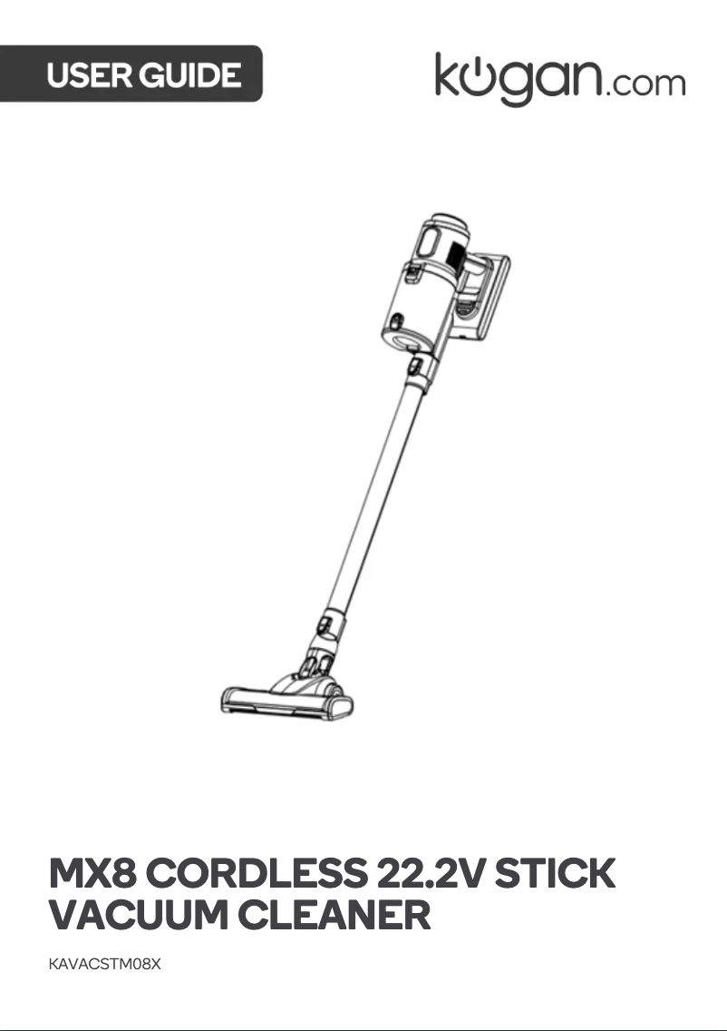 Page n°1 - Manuel utilisateur Kogan MX8