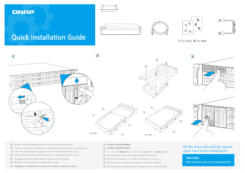 Página 1 del manual Manual de usuario QNAP TVS-EC1580MU