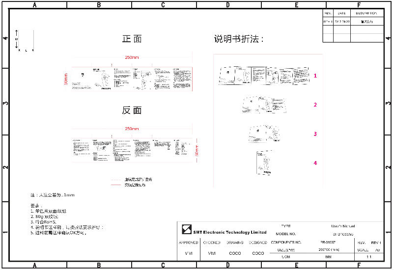 Page 1 of the manual User Manual Philips SHB1633
