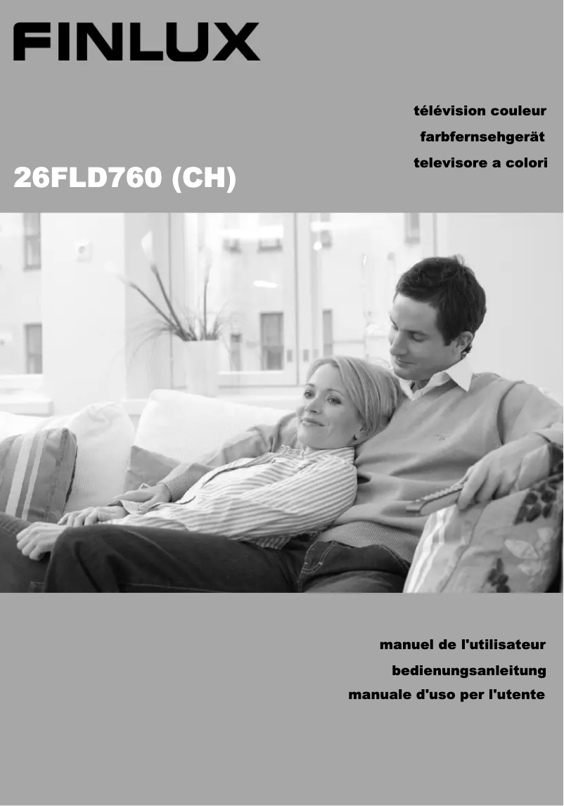 Page 1 de la notice Manuel utilisateur Finlux 26FLD760